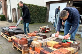 Reststenen voor nieuwbouw ontvangstcentrum Hessenpoort